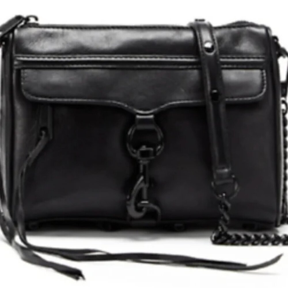 Rebecca Minkoff Black Leather Shoulder Bag